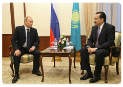 В.В.Путин провел беседу с Премьер-министром Республики Казахстан К.К.Масимовым