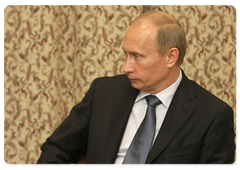 Председатель Правительства Российской Федерации В.В.Путин встретился с Премьер-министром Молдовы З.П.Гречаный