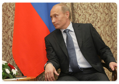 Председатель Правительства Российской Федерации В.В.Путин встретился в Астане с Премьер-министром Украины Ю.В.Тимошенко