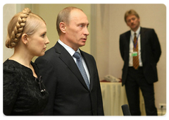По итогам переговоров Председатель Правительства Российской Федерации В.В.Путин и Премьер-министр Украины Ю.В.Тимошенко дали совместную пресс-конференцию