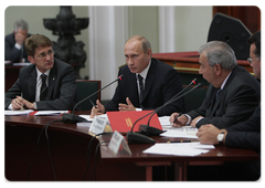 Председатель Правительства Российской Федерации В.В.Путин выступил на расширенном заседании правления Торгово-промышленной палаты
