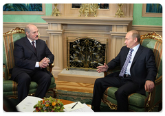 Prime Minister Vladimir Putin met with Belarusian President Alexander Lukashenko