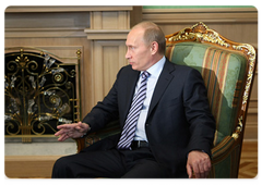 Prime Minister Vladimir Putin meeting with Belarusian President Alexander Lukashenko