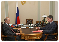 Prime Minister Vladimir Putin held a meeting with Alexander Avdeyev, Minister of Culture