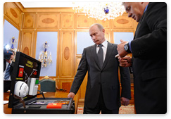 Председатель Правительства Российской Федерации В.В.Путин провел рабочую встречу с главой Министерства по чрезвычайным ситуациям С.К.Шойгу