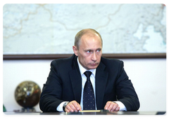 Председатель Правительства России В.В.Путин посетил Государственную комиссию по запасам полезных ископаемых