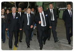 Prime Minister Vladimir Putin visited the Izhorskiye Zavody (Izhora Plants) Joint Stock Company