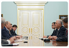 Председатель Правительства Российской Федерации В.В.Путин встретился с Президентом Молдавии В.Н.Ворониным