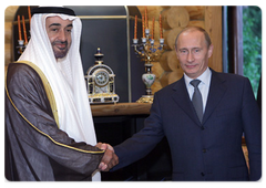 В.В.Путин встретился с Наследным принцем эмирата Абу-Даби Мухаммедом бен Заидом Аль Нахайяном