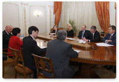 Председатель Правительства Российской Федерации В.В.Путин встретился с Генеральным директором Всемирной организации здравоохранения М.Чен