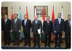 Prime Minister Vladimir Putin met with the heads of Eurasec member states