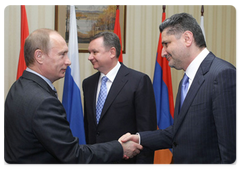 Prime Minister Vladimir Putin met with the heads of Eurasec member states