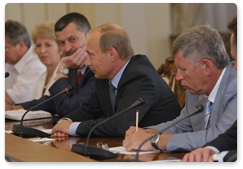 Председатель Правительства Российской Федерации В.В.Путин встретился с редакционной коллегией газеты «Советский спорт»