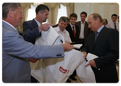 Председатель Правительства Российской Федерации В.В.Путин встретился с редакционной коллегией газеты «Советский спорт»