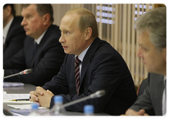 Председатель Правительства Российской Федерации В.В.Путин провел совещание по вопросу о состоянии и мерах по развитию чёрной металлургии
