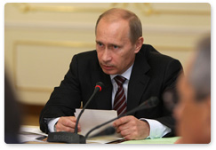 Председатель Правительства Российской Федерации В.В.Путин провел  заседание Правительственной комиссии по бюджетным проектировкам  на очередной финансовый год и плановый период