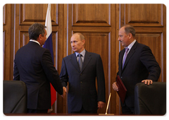 Several documents were signed after the conference in Khabarovsk in the presence of Prime Minister Vladimir Putin, including