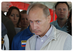 В.В.Путин совершил спуск на глубоководном аппарате «Мир» на дно озера Байкал