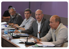 В.В.Путин в рамках поездки в Иркутскую область провел совещание по вопросу «Охрана окружающей среды и обеспечение экологической безопасности»