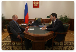 В.В.Путин провел встречу с Министром связи и массовых коммуникаций И.О.Щеголевым