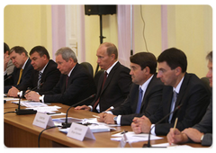 Председатель Правительства Российской Федерации В.В.Путин принял участие в российско-абхазских переговорах
