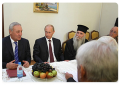 Председатель Правительства Российской Федерации В.В.Путин встретился с Советом старейшин Республики Абхазия