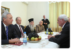 Prime Minister Vladimir Putin meeting with the Council of Elders in the Republic of Abkhazia