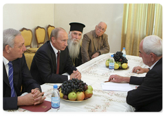 Prime Minister Vladimir Putin meeting with the Council of Elders in the Republic of Abkhazia