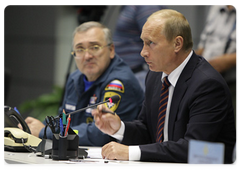 Председатель Правительства Российской Федерации В.В.Путин провел совещание по факту аварии на Саяно-Шушенской ГЭС