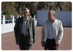 В.В.Путин встретился с писателем Валентином Распутиным,  живущим и работающим в Иркутске