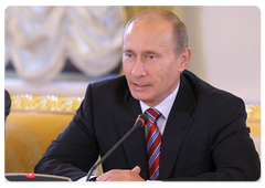 Prime Minister Vladimir Putin held talks with South Ossetian President Eduard Kokoity