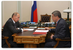В.В.Путин провел рабочую встречу с Генеральным прокурором РФ Ю.Я.Чайкой