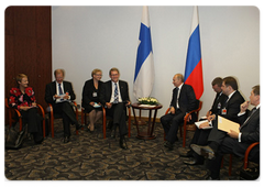 Председатель Правительства Российской Федерации В.В.Путин встретился с Премьер-министром Финляндской Республики Матти Ванханеном