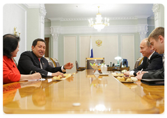 Председатель Правительства Российской Федерации В.В.Путин встретился с Президентом Боливарианской Республики Венесуэла У.Чавесом