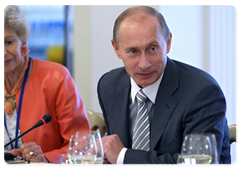 Prime Minister Vladimir Putin meeting with members of the sixth Valdai Discussion Club