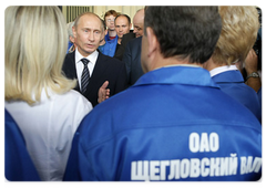 В ходе рабочей поездки в Тульскую область Председатель Правительства России В.В.Путин посетил ГУП «Конструкторское бюро приборостроения»
