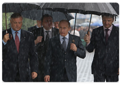 В.В.Путин выступил на церемонии закладки памятной капсулы на месте строительства вокзального комплекса «Адлер»