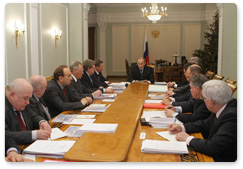 В.В.Путин провел совещание по вопросу создания научно-исследовательского центра «Курчатовский институт»