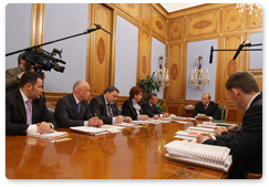 Председатель Правительства Российской Федерации В.В.Путин провел совещание по совершенствованию контрольно-надзорных и разрешительных функций и оптимизации предоставления госуслуг в сфере сельского хозяйства