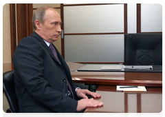 В.В.Путин провел рабочую встречу с заместителем Председателя Правительства России И.И.Сечиным