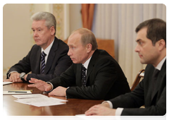 Председатель Правительства Российской Федерации В.В.Путин встретился с руководством партии «Единая Россия»