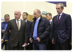Председатель Правительства Российской Федерации В.В.Путин ознакомился с ходом строительства олимпийских объектов