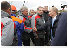 Председатель Правительства Российской Федерации В.В.Путин ознакомился со строительством дороги Адлер – Красная Поляна