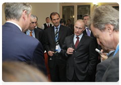 Prime Minister Vladimir Putin after a meeting of the Foreign Investment Advisory Council