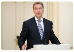 First Deputy Prime Minister Igor Shuvalov taking part in the Russian government’s quality awards ceremony