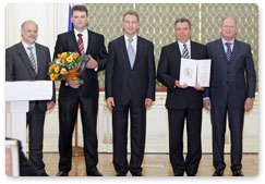 Первый заместитель Председателя Правительства И.И.Шувалов принял участие в церемонии вручения премий Правительства Российской Федерации в области качества