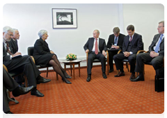 Председатель Правительства Российской Федерации В.В.Путин провел рабочую встречу с министром экономики, промышленности и занятости Французской Республики К.Лагард
