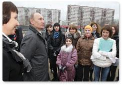 Председатель Правительства Российской Федерации В.В.Путин посетил строящийся на юго-западе Москвы Федеральный научно-клинический центр детской гематологии, онкологии и иммунологии