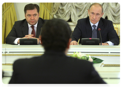Председатель Правительства Российской Федерации В.В.Путин встретился с Премьер-министром Ливана Саадом Харири