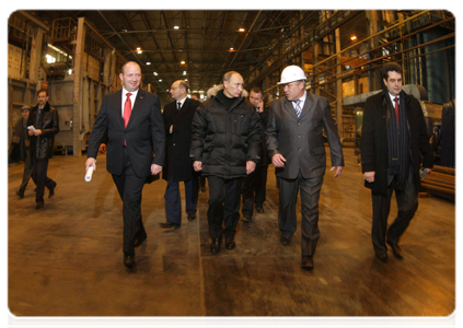 Председатель Правительства Российской Федерации В.В.Путин посетил  ОАО «Корпорация ВСМПО-АВИСМА»